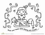 Perfect Personal Hygiene Coloring Sheets Pumpkin Traceable Patterns sketch template