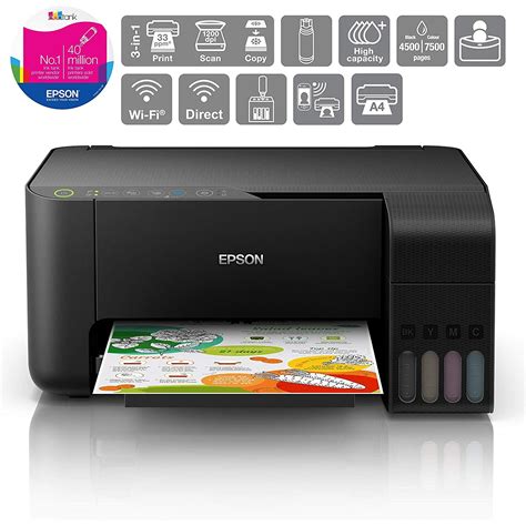 EPSON EcoTank ET-M-2710 Colour Wireless Inkjet Printer | Falcon Computers