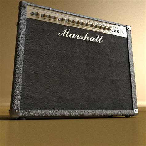 3D Model Marshall Amplifier 100 w High Detail 3D Model - FlatPyramid