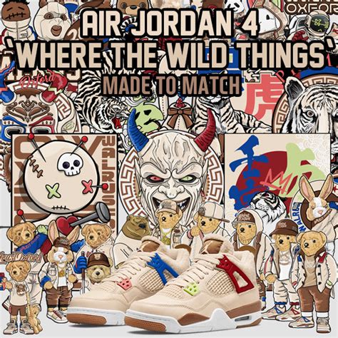 Air Jordan 4 “Where The Wild Things Are” – Walrus Oxford