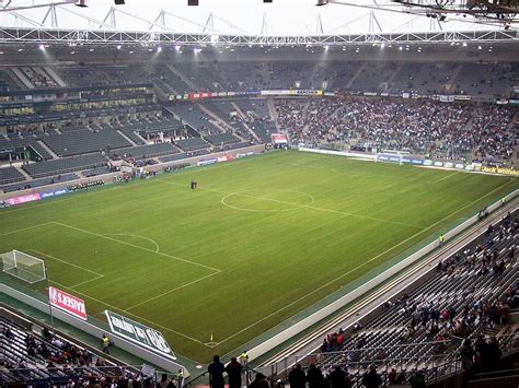 Borussia Park, Borussia Monchengladbach. Bayer Munich, Volkswagen ...