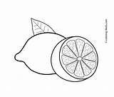 Lemon Coloring Page At GetColoringscom  Free Printable Colorings sketch template