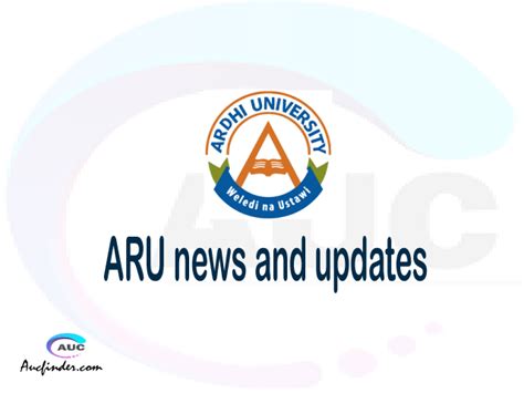 ARU Announcements - ARU Latest Admission News & Notifications