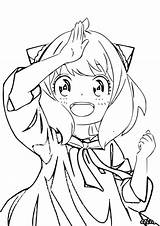 Anya Coloring Pages  Spy X Family Printables Oh La De Manga sketch template