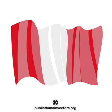 Peru national flag | Public domain vectors