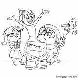 Inside Out Coloring Pages  For Kids And Adults sketch template