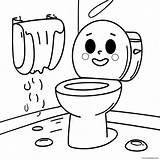 Toilet Fun Coloring Page 40353 31895 sketch template