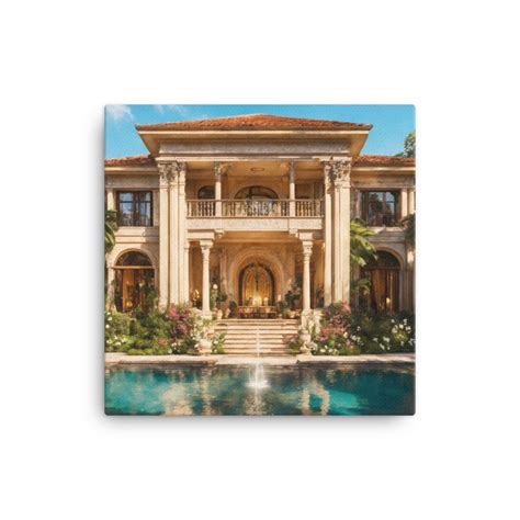 Lavish Pool House Wall Art #530 | Topz Mart