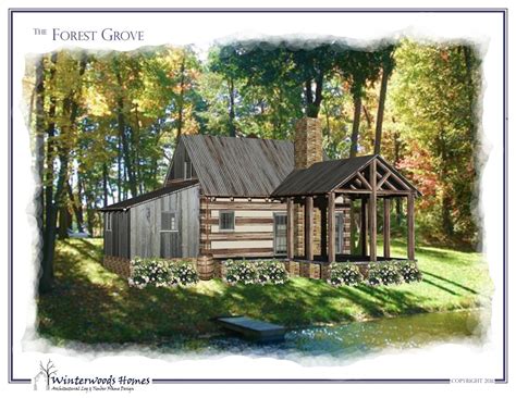 The Forest Grove Small Cottage Plan - Winterwoods Homes