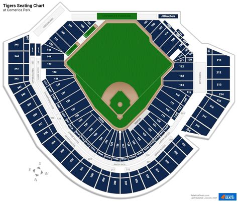 Detroit Tigers Seating Chart - RateYourSeats.com