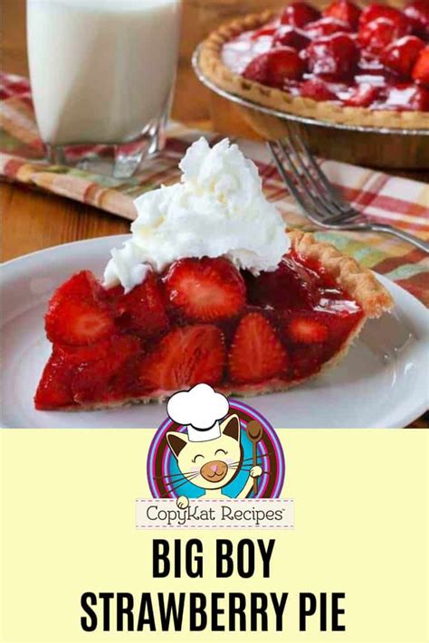 Big Boy Strawberry Pie | Recipe | Strawberry pie, Big boy strawberry pie recipe, Strawberry pie ...