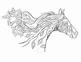 Beautiful Horse Coloring Pages & coloring Book 6000  sketch template