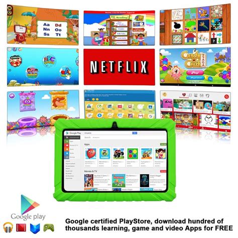 Contixo Kids Learning Tablet V8-2 Android 8.1 Bluetooth WiFi Camera for ...