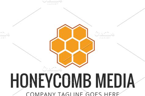 Honeycomb Logo Template | Creative Logo Templates ~ Creative Market