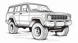 Ford Bronco Coloring Pages sketch template