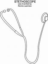 Stethoscope Coloring Page At GetDrawings  Free Download sketch template