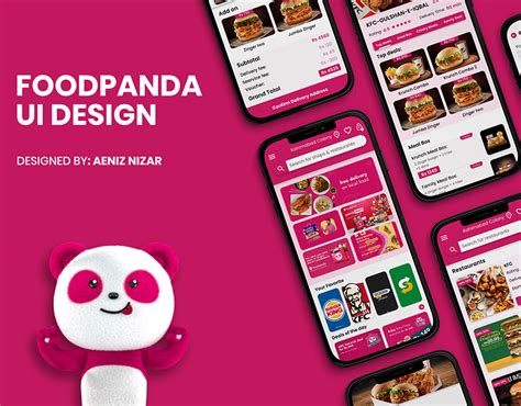 Foodpanda App UI Design :: Behance