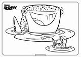 Finding Dory Coloring Pages & Book For Kids sketch template