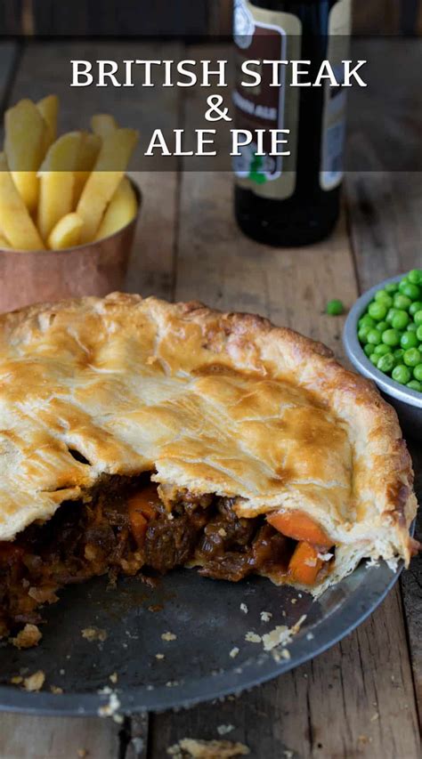 British Steak and Ale Pie is a classic dish found in most pubs around England. Tender pieces of ...