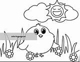 Baby chick coloring Page  Coloring sketch template