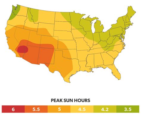 Sun Hours Map: How Many Sun Hours Do You Get? - Unbound Solar