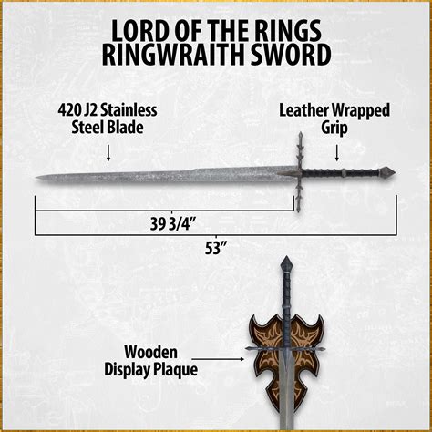 Lord Of The Rings Ringwraith Sword Officially