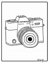 Camera Coloring Pages Free PDF Printables  Simply Love sketch template
