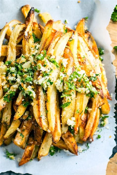 Crispy Baked Parmesan Garlic Fries | Gluten Free with L.B.