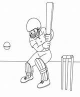 Printable Cricket Sport coloring Page  Download Print Or Color Online sketch template