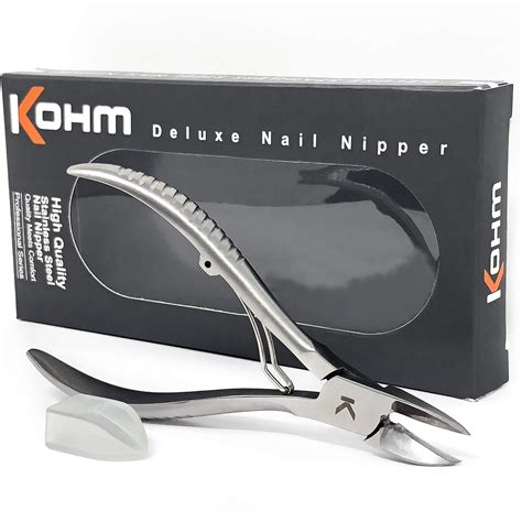 Kohm Toenail Clippers For Thick Nails/Nail Nipper, Surgical Steel Grade ...