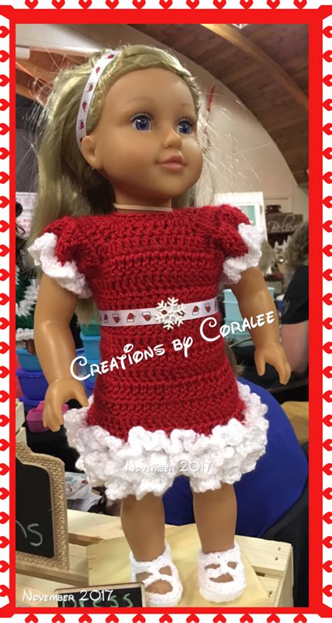 Christmas Dress Crochet Doll Pattern, Crochet Dolls, Crochet Hats, Baby Alive Doll Clothes, Baby ...