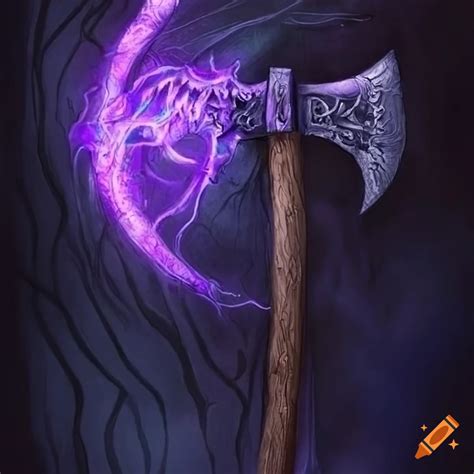 Mjolnir hammer in a dark fantasy setting on Craiyon