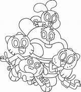 The Amazing World Of Gumball Coloring Page  Free Printable Pages sketch template