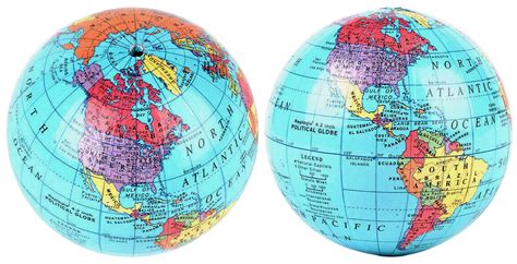 World Globe Map Continents