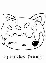 Yummy Donuts Coloring Pages Printable PDF  Coloringfoldercom sketch template