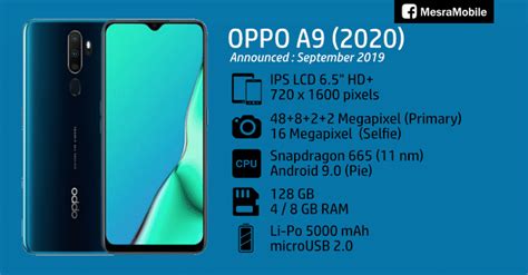 Oppo A9 (2020) Price In Malaysia RM1199 & Full Specs - MesraMobile