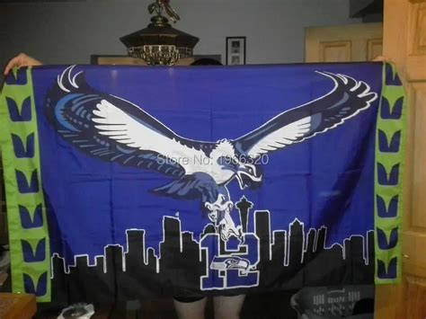 Seattle seahawks 12th man Large Outdoor Flag 3X5-in Flags, Banners ...