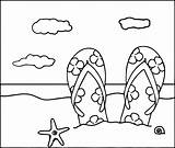 Beach Printable Coloring Pages sketch template