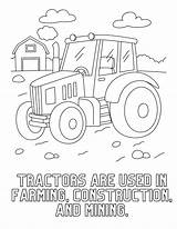Free Tractor Coloring Pages For Kids And Adults sketch template