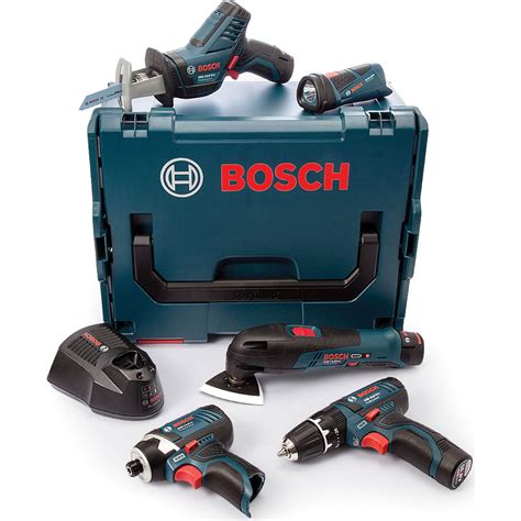 Bosch 12v Cordless 5 Piece Power Tool Kit | Power Tool Kits