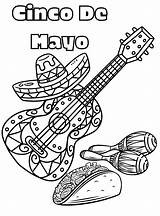 Free Happy Cinco De Mayo coloring Page  Download Print Or Color sketch template