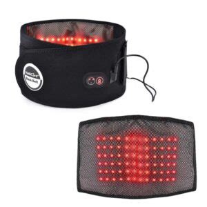 Massage Heating Belt - Infrared Heat Back Belt Massage Therapy Back Belts Herniated Disc ...