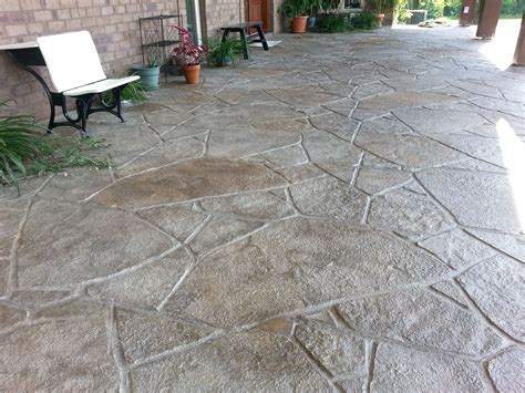 Creating A Patio Overlay With Concrete - Patio Designs