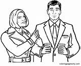 Archer Coloring Pages Printable For Free Download sketch template