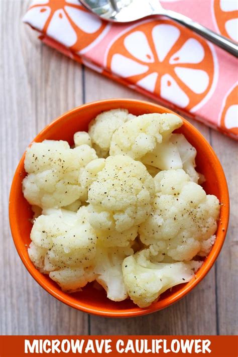 Easy Microwave Cauliflower - Healthy Recipes Blog