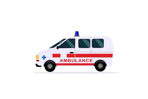 Vector Illustration of an Ambulance Graphic by kidsidestudio · Creative Fabrica