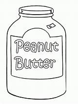 Peanut Butter Coloring Pages  Home sketch template
