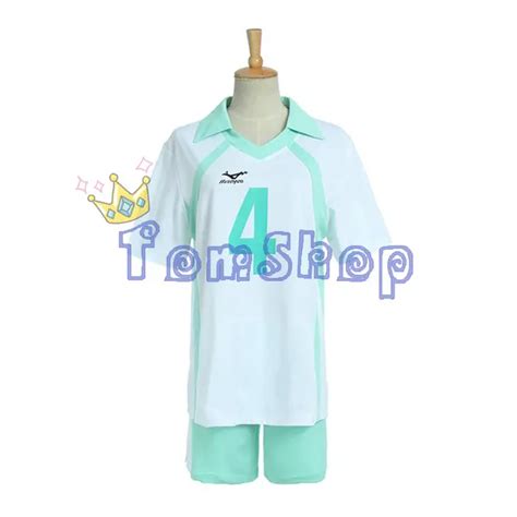 Collectibles Japanese, Anime Cosplay Costume for Haikyuu Aoba High School Uniform Jersey NO.4 ...