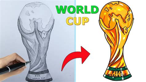 How To Draw World Cup Trophy