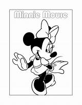 Minnie Mouse Coloring Pages – Printable FREE sketch template